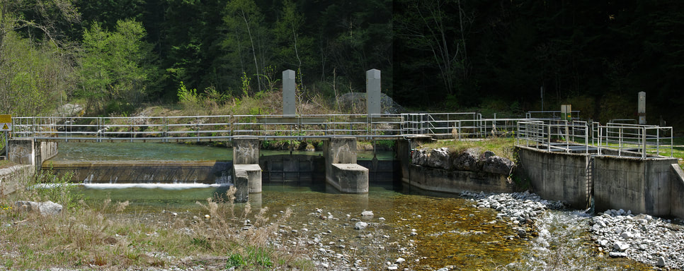 Le barrage EDF de La Chapelle-en-Valjouffrey, qui alimente le canal du Beaumont